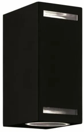 Strühm Forest 150x70 mm szögletes kültéri oldalfali lámpa GU10-es foglalattal