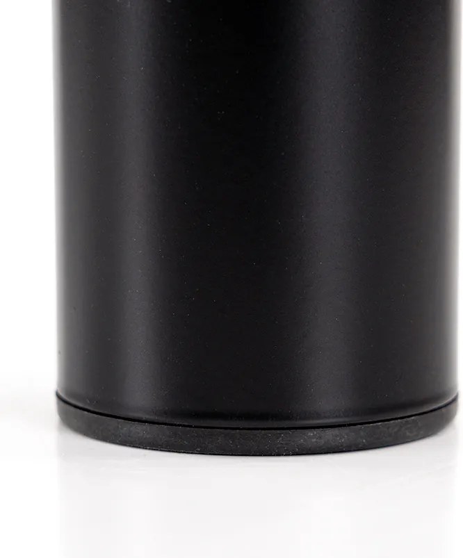 Riona 120 cm szögletes üveg étkezőasztal fekete