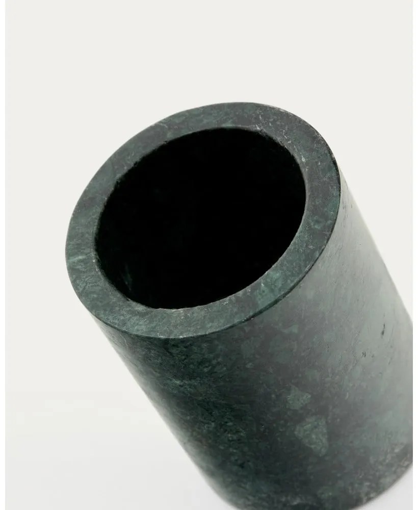 Sötétzöld márvány fogkefetartó pohár Elenei – Kave Home