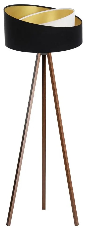 Állólámpa GALAXY 1xE27/60W/230V fekete/wenge