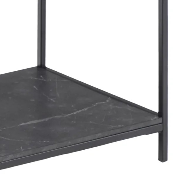 ALMA antracit konzolasztal