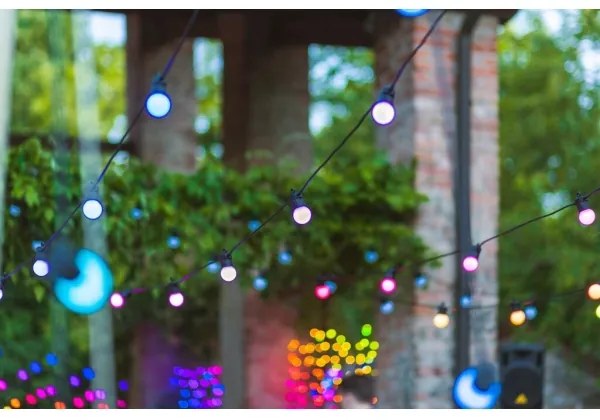 Twinkly TWF020STP-BEU - LED RGB kültéri dekoratív lánc 20xLED 14m IP44 Wi-Fi