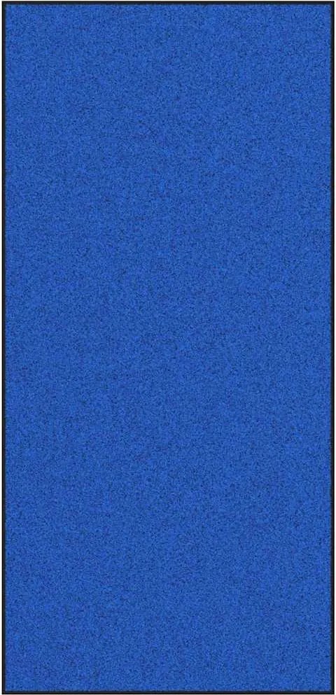vidaXL Ajtószőnyeg Egyéb Kék és Fekete 120 x 250 cm Poliamid és PVC