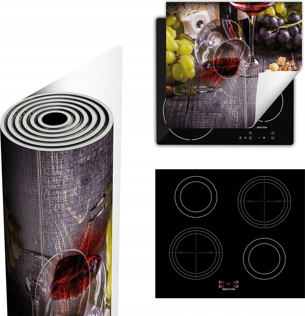 Tűzhelyvédő Szőnyeg Több Hely 60x52 Bor fa