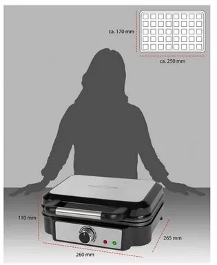 Proficook WA 1240 gofrisütő