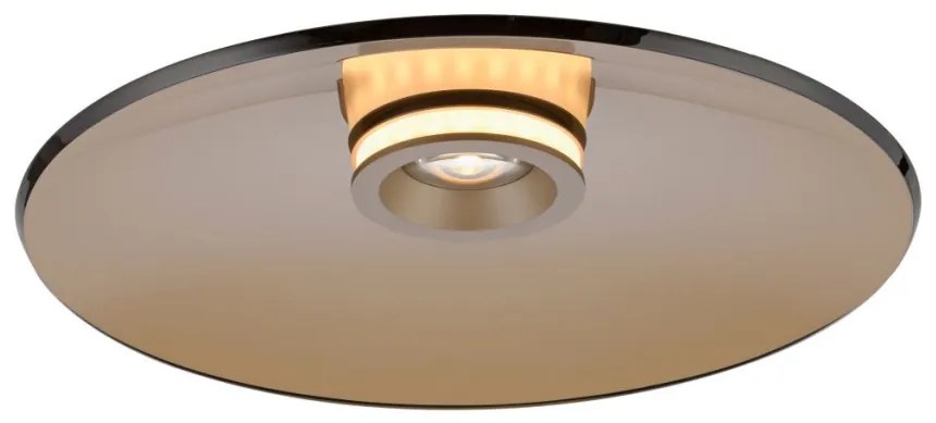 ZUMA LINE 6095-97 PURE MOON Kerek Mennyezeti Lámpa Barna LED IP20