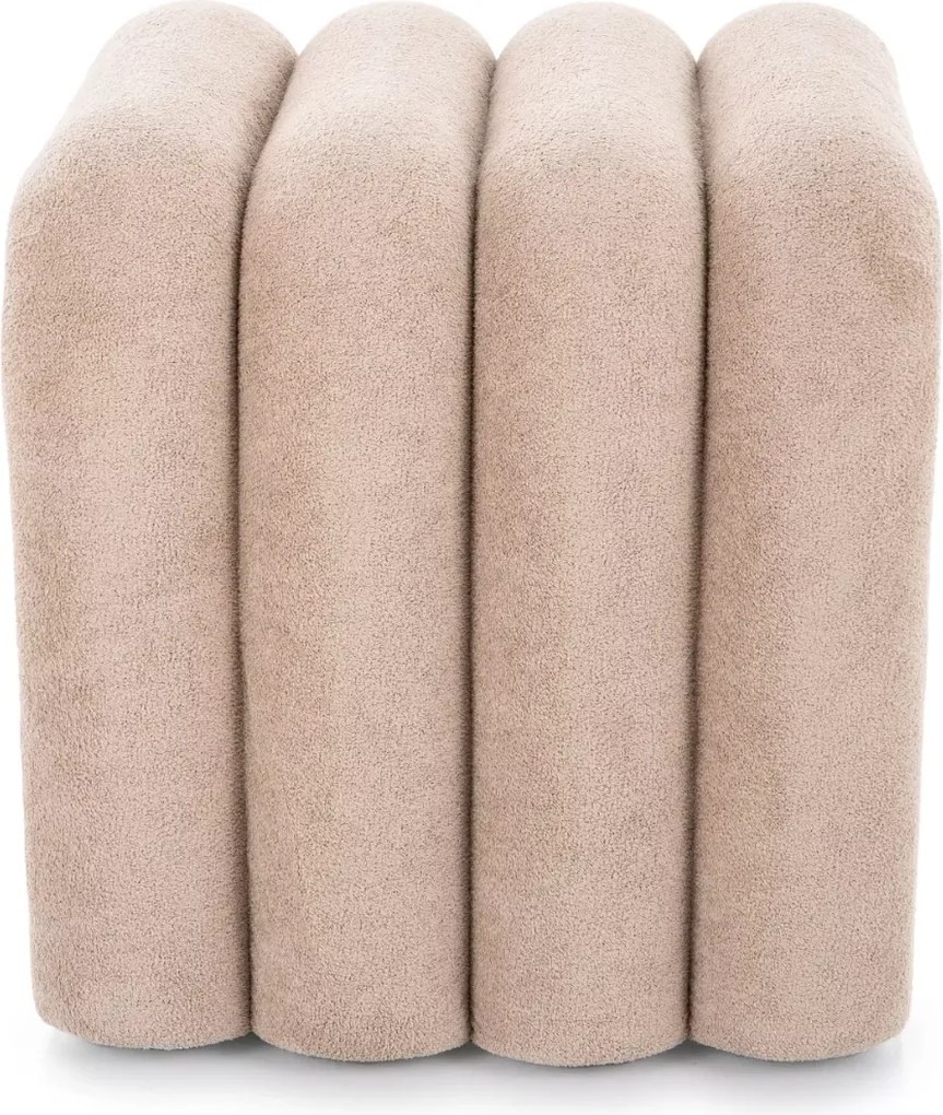 Bézs kialakítású puff TICA