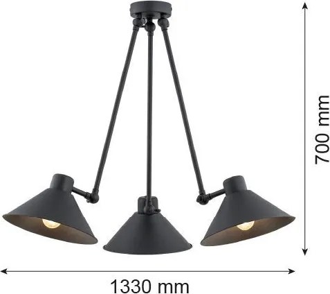 ARGON 1452 ALTEA Vintage Függesztett Lámpa E27 IP20