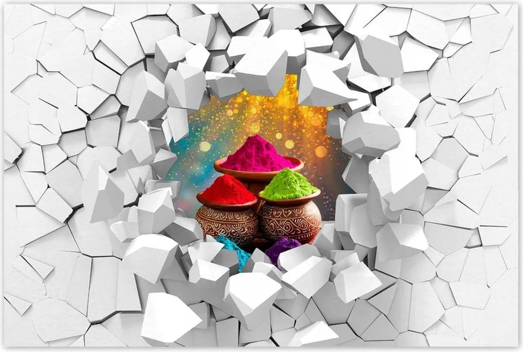 Poszterek 120x80 Színfesztivál Színes porok