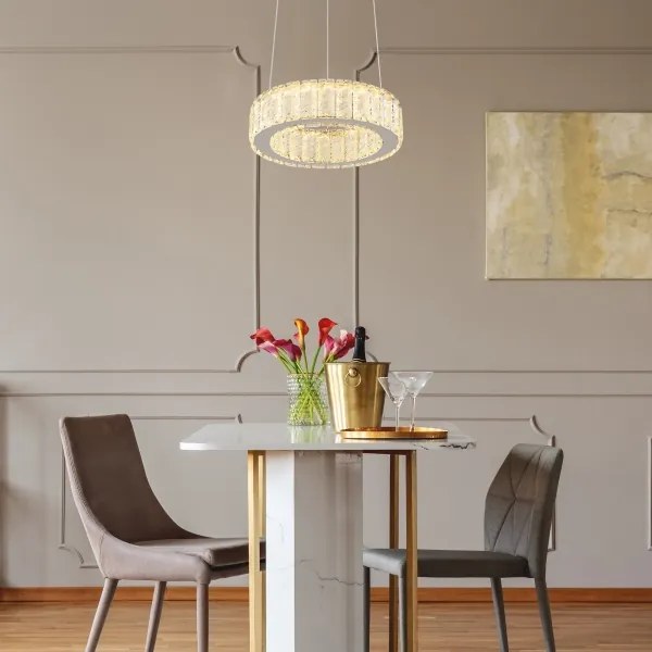 Globo 67162-30 - MUCKY LED 30W/230V, állítható fényű 30 cm átmérőjű függeszték +