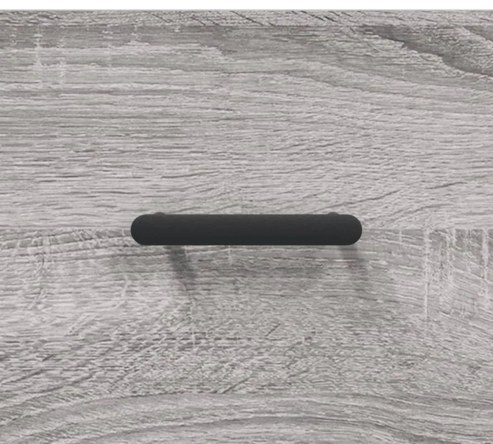 szürke sonoma színű szerelt fa TV-szekrény 102 x 36 x 50 cm