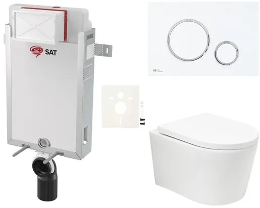 Fali WC szett SAT BREVIS befalazáshoz SIKOSZBRTOR76