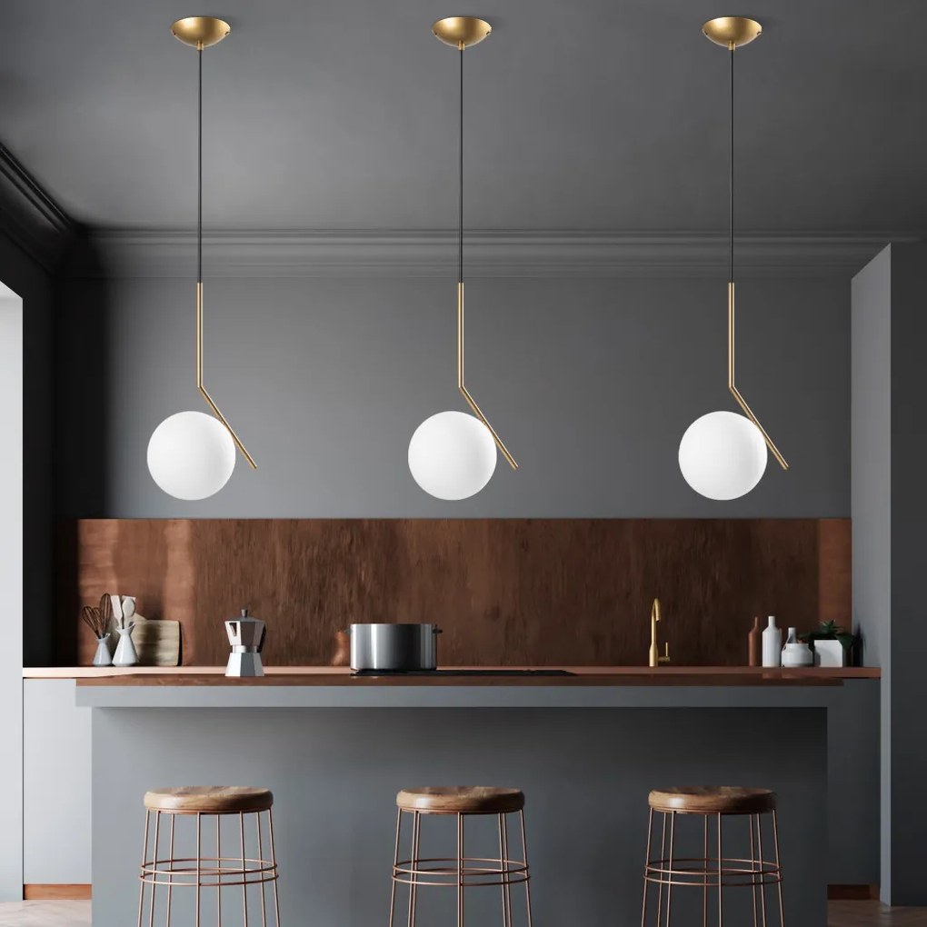 Luminar 14111 arany fém LED függőlámpa