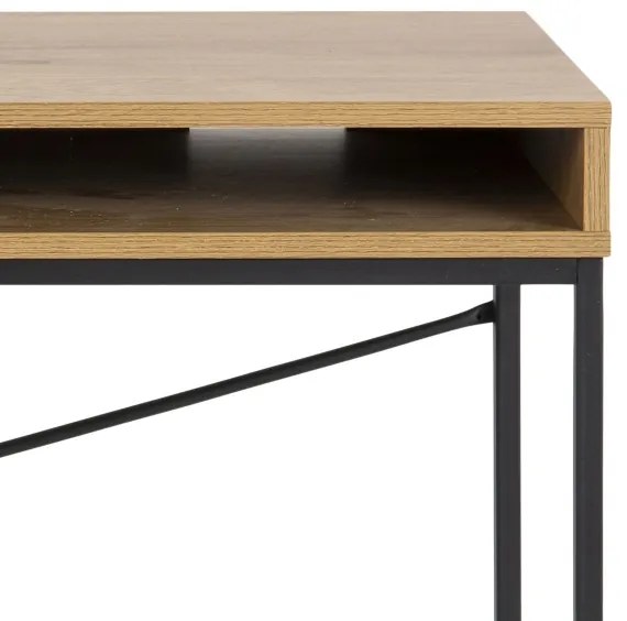 SARON íróasztal tölgy/fekete