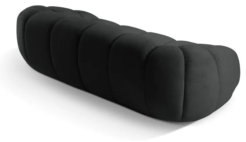 Fekete kanapé 254 cm Diana – Micadoni