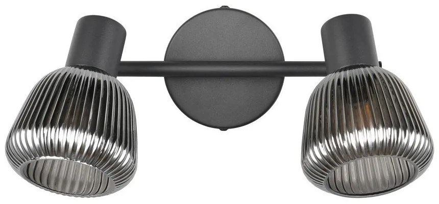 Fekete spotlámpa ø 10 cm Tarifa – Trio