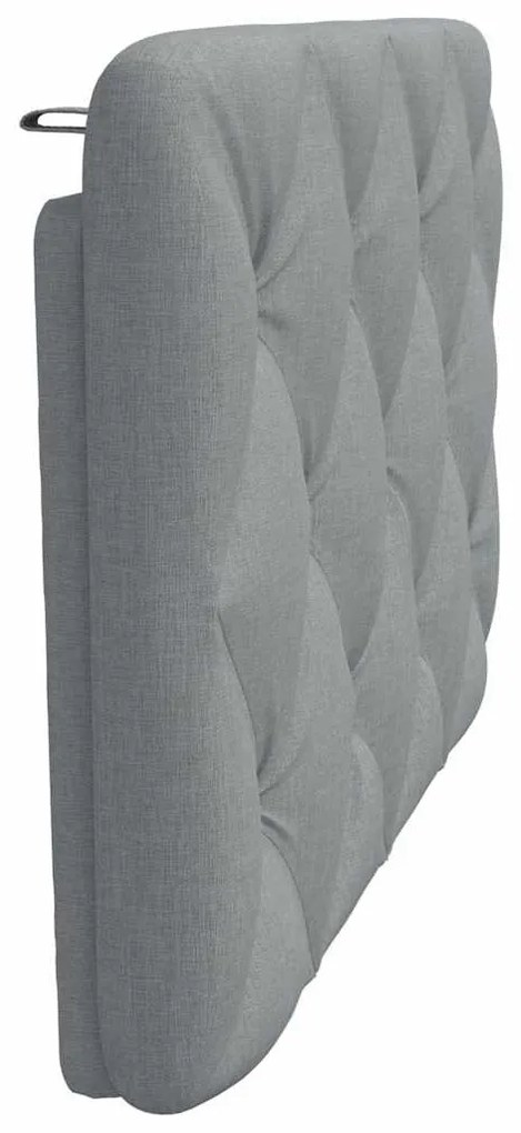 világosszürke szövet fejtámla párna 80 cm