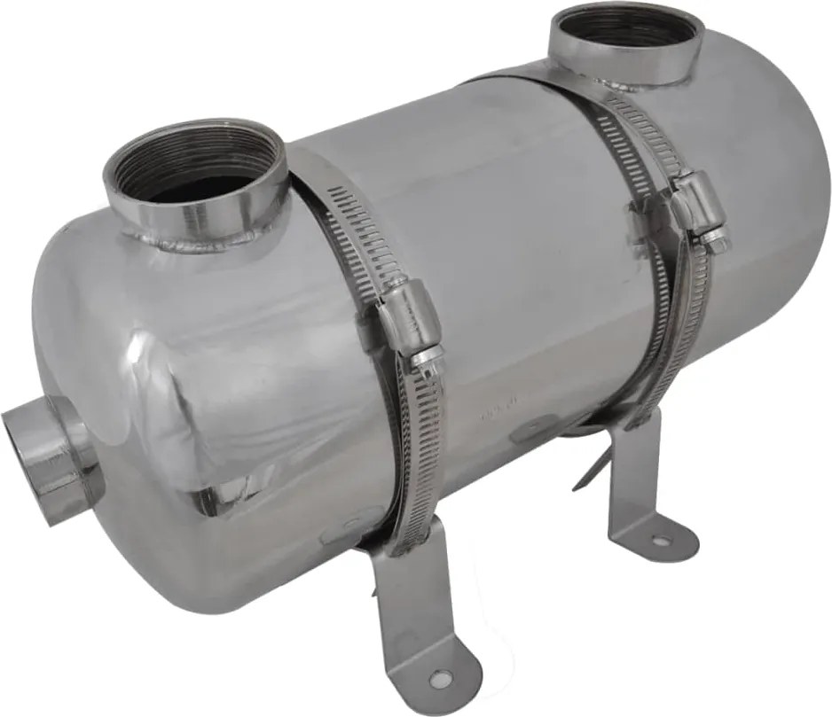 vidaXL Medence hőcserélő 355 x 134 mm 40 kW