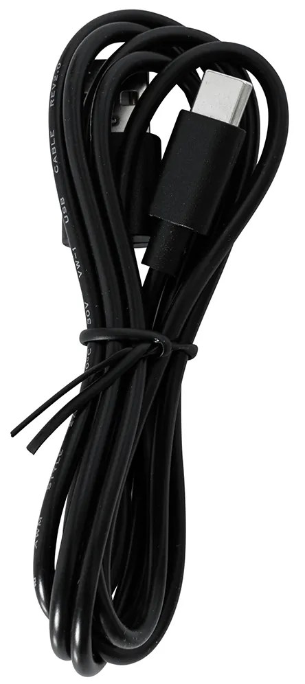 Asztali lámpa fekete újratölthető LED-del és fényerőszabályzóval IP54 - Jude