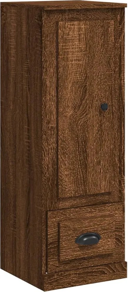 vidaXL barna tölgy színű szerelt fa magasszekrény 36x35,5x103,5 cm