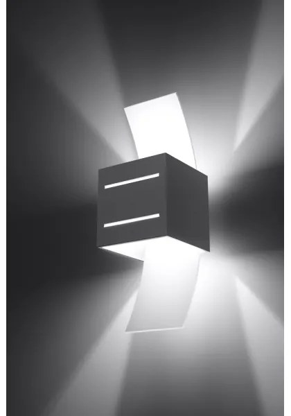 Fali lámpa LORETO 1xG9/40W/230V szürke