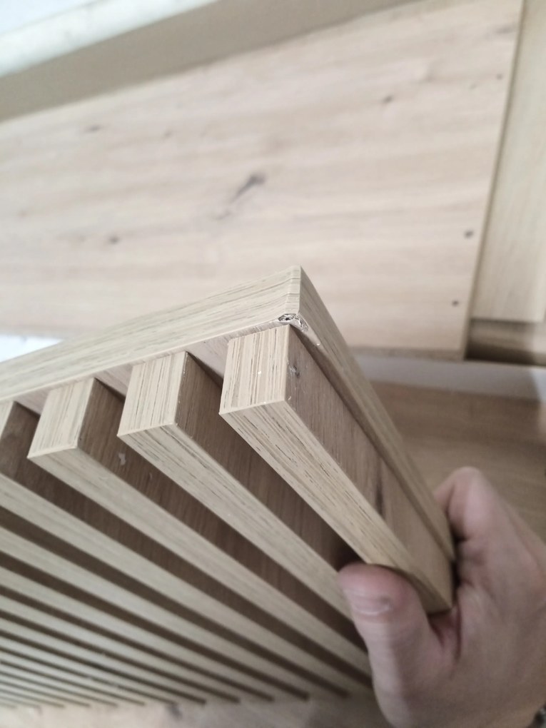 AKCIÓ Fali TV állvány ENTSIAN 150x40cm, artisan tölgy II. osztály