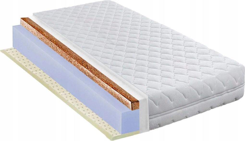 100x160 ortopédiai latex kókusz matrac, egészséges habszivacs H3 keménységű