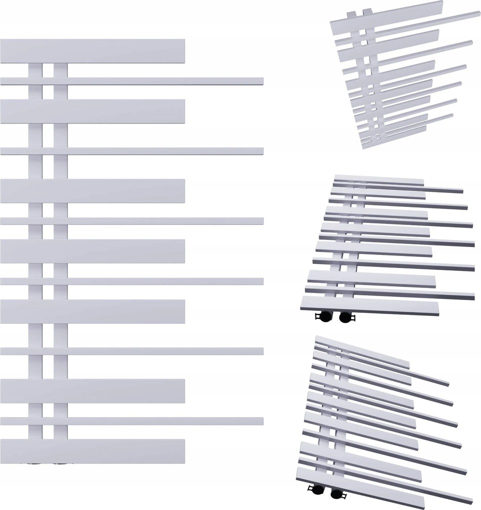 Fürdőszobai radiátor Pianino 870x570 Szürke Bal