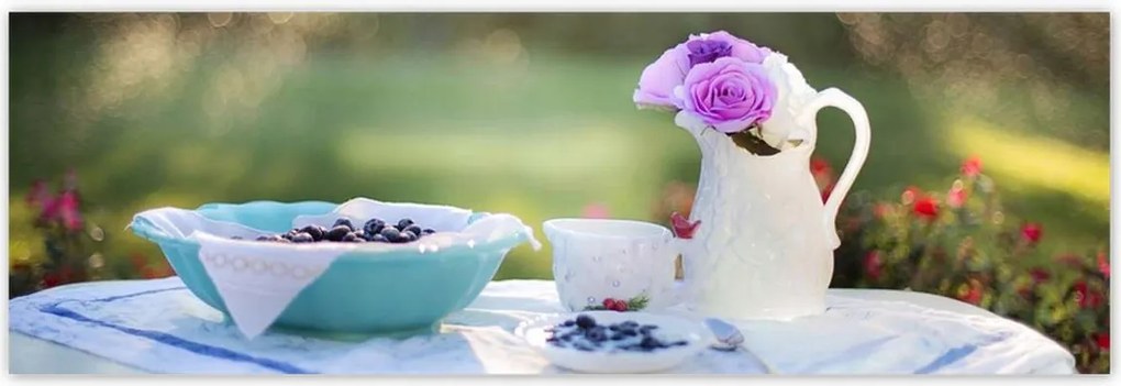 Poszterek 200x66 Lila rózsák