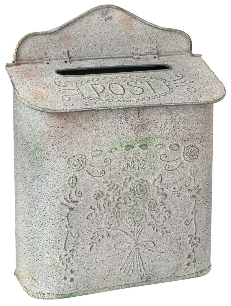 Vintage postaláda virág díszes