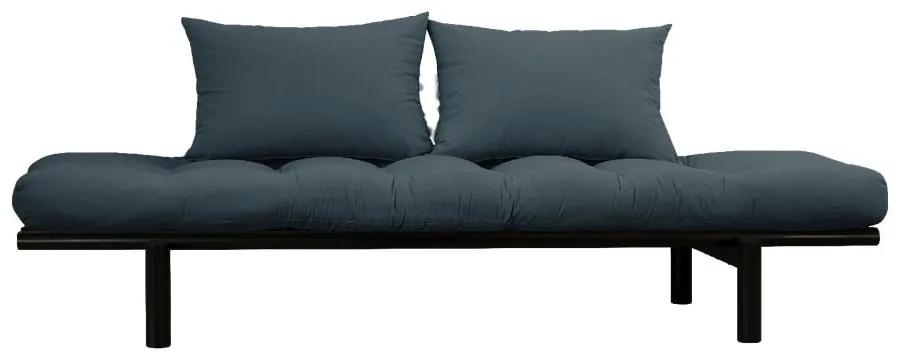 Pace Black/Petrol Blue olajkék kanapé - Karup Design