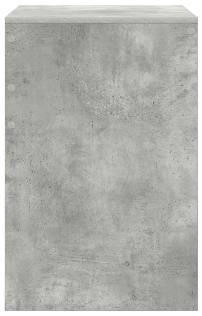 Asztal Beton szürke 60 x 50 x 76 cm Faanyag