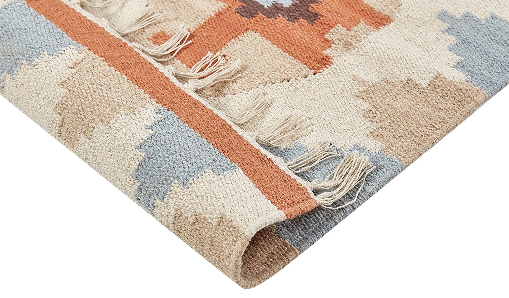 Színes kilim pamutszőnyeg 200 x 300 cm DILIJAN Beliani