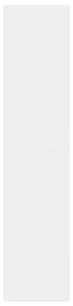 fehér szerelt fa magasszekrény 50 x 41 x 185