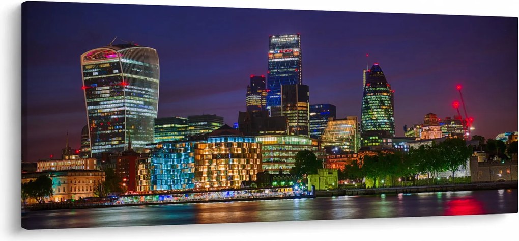 Kép - esti London (120x50 cm)