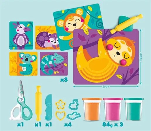 Modellező gyurmakészlet, MAPED CREATIV Early Age My First Modeling Kit (IMAC906906)