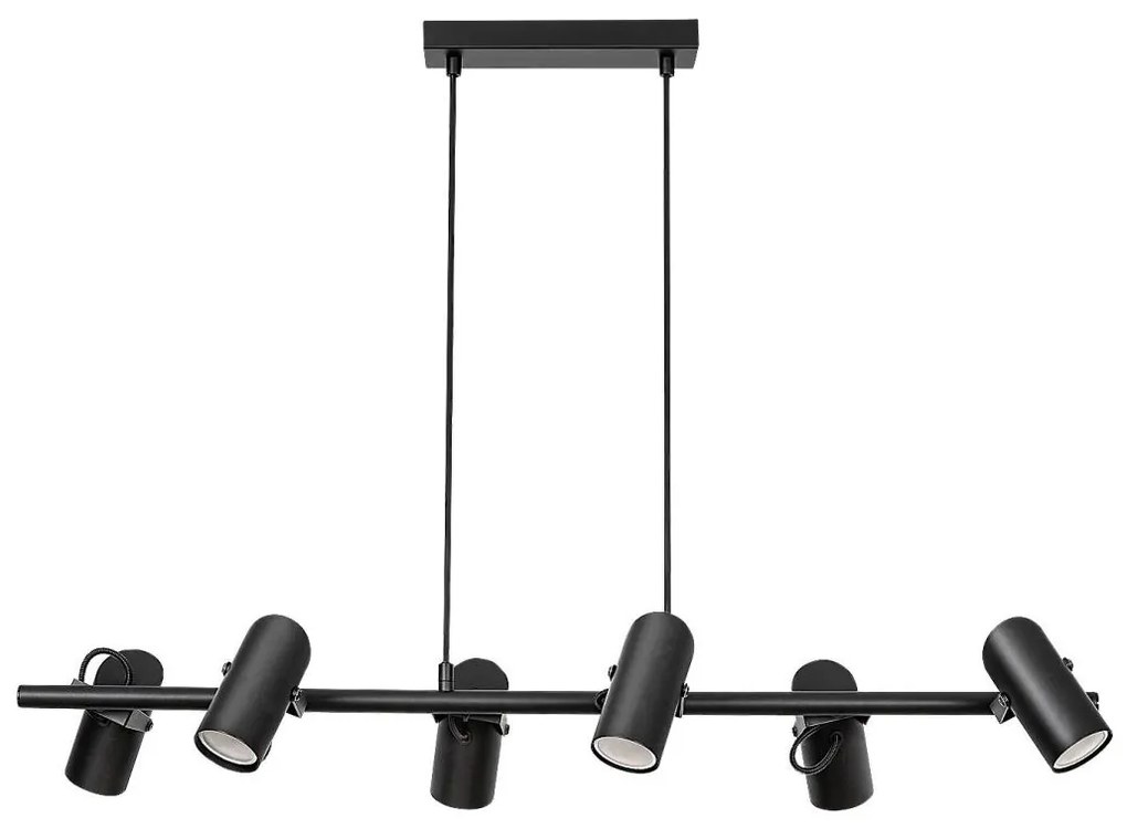 Rabalux 73045 - Csillár zsinóron MAXIMILIAN 6xGU10/25W/230V