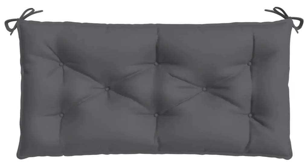antracitszürke oxford szövet kerti padpárna 100 x 50 x 7 cm