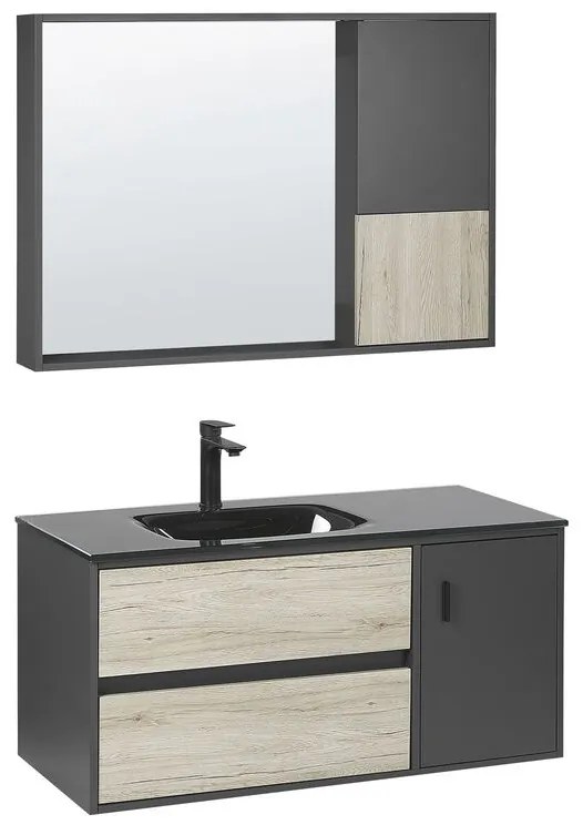 Fürdőszoba Topaz (fa + fekete)  . 1076110