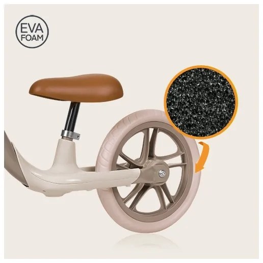 Lionelo - ALEX PLUS futóbicikli, bézs színű