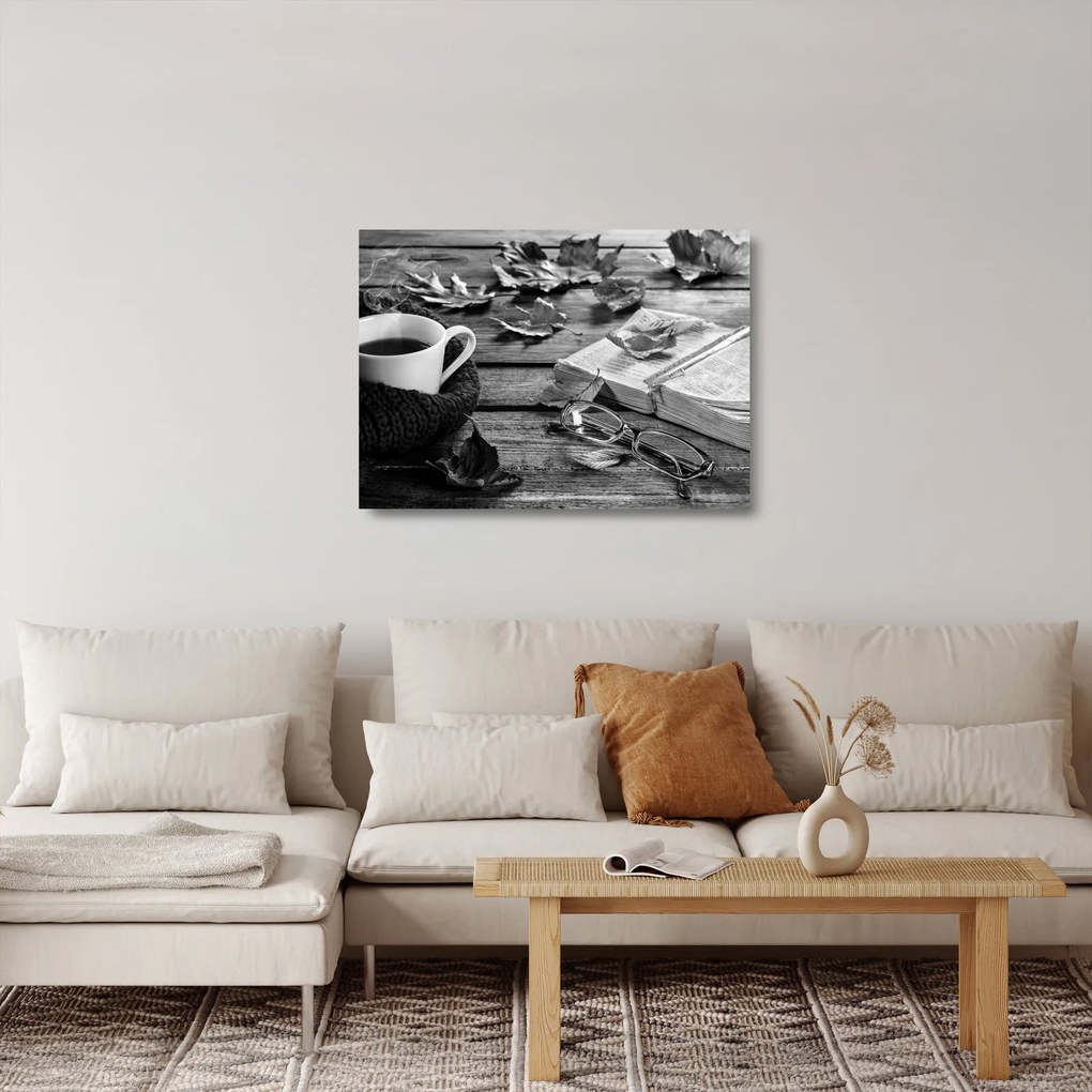 Üveg kép - Egy nyugodt őszi nap (70x50 cm)