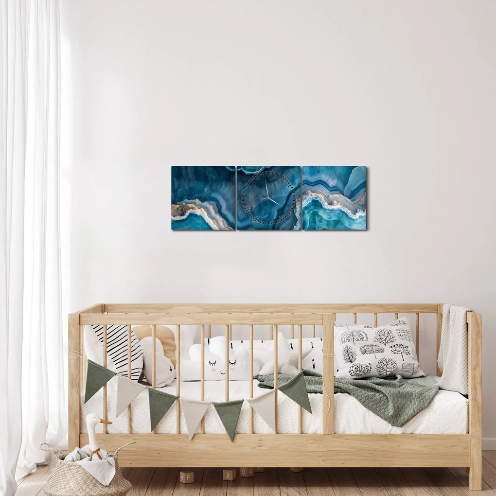 Kép - Akvamarin részlet (órával) (90x30 cm)