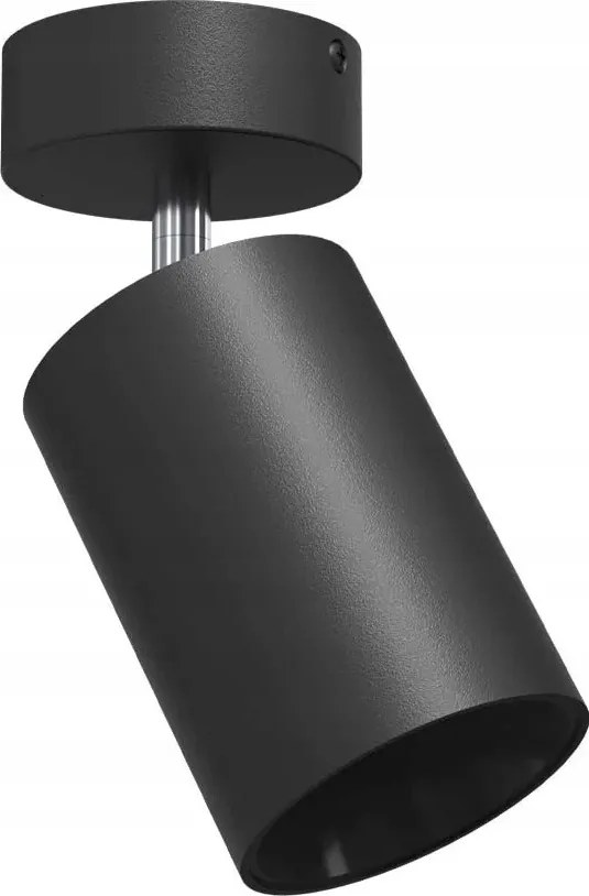 Mennyezeti lámpa spot cső fekete kerek mozgatható Brosline