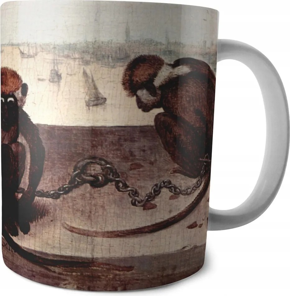 Bögre Két majom Pieter Bruegel idősebb