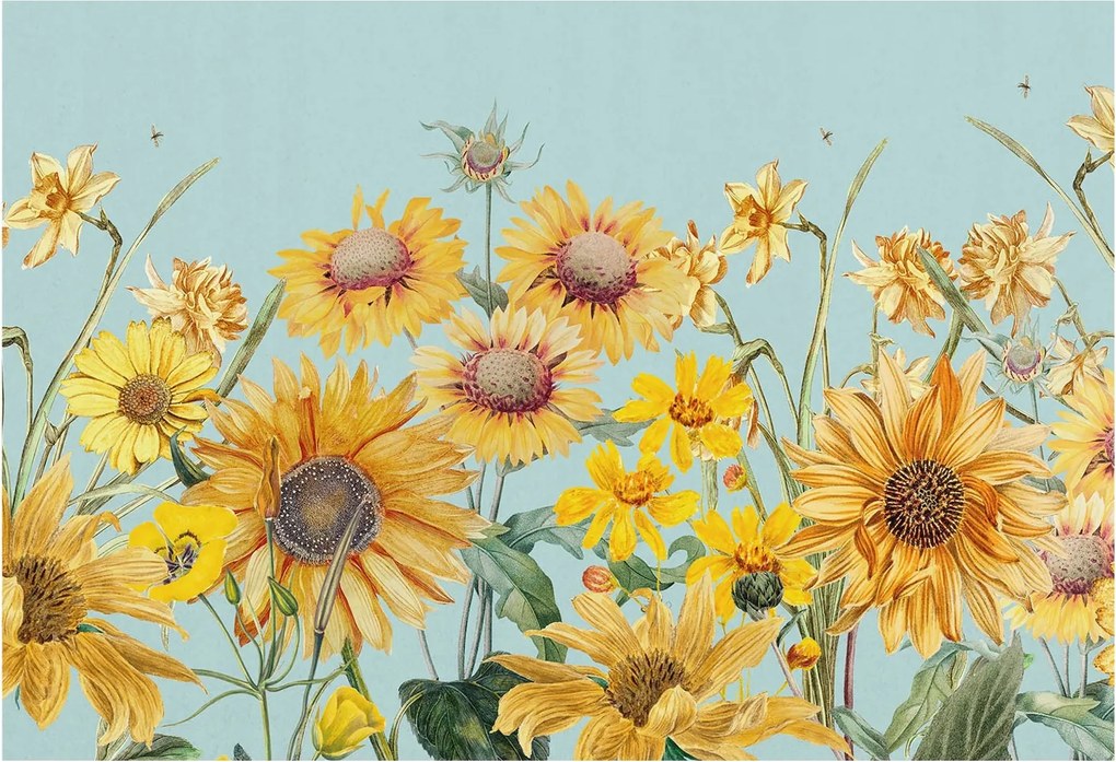 Fotótapéta Flizelina Nappali és Hálószoba Iroda Nyári kert 152x104 Ragasztó