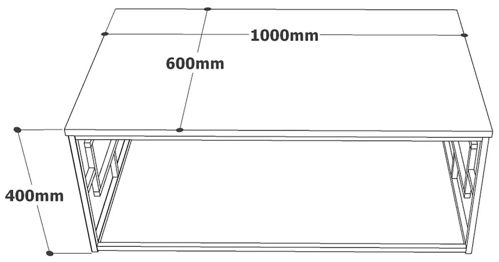 Dohányzóasztal Vogreolla (fehér márvány + arany). 1106465
