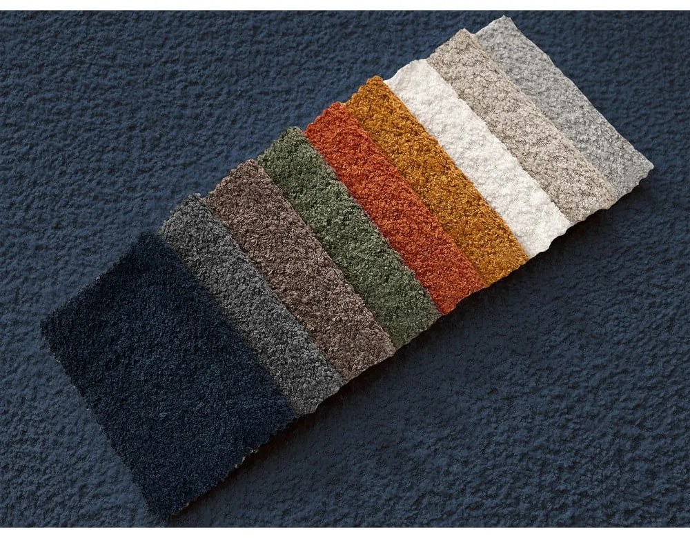 Sötétkék buklé kanapé 170 cm Giorgia – Bobochic Paris