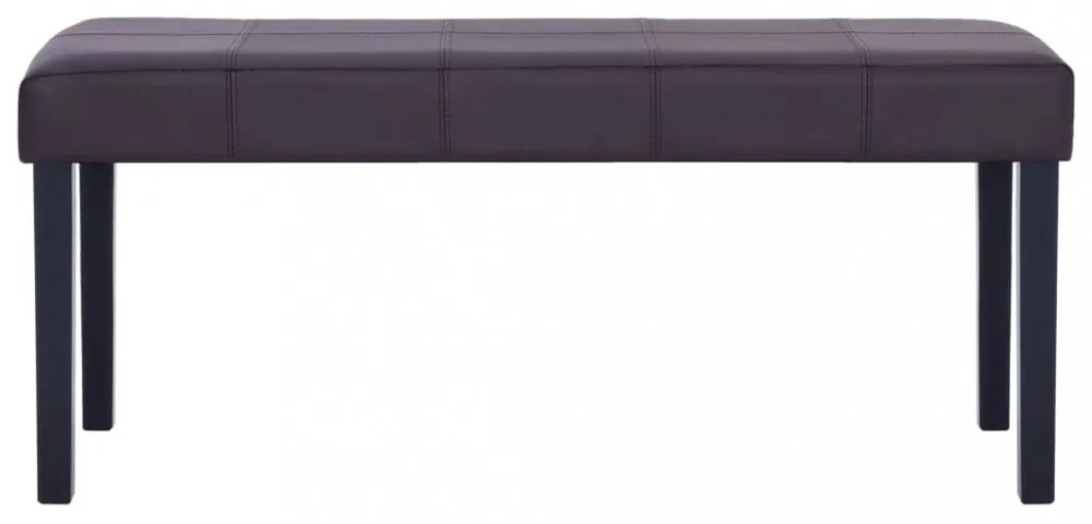 barna műbőr pad 106 cm