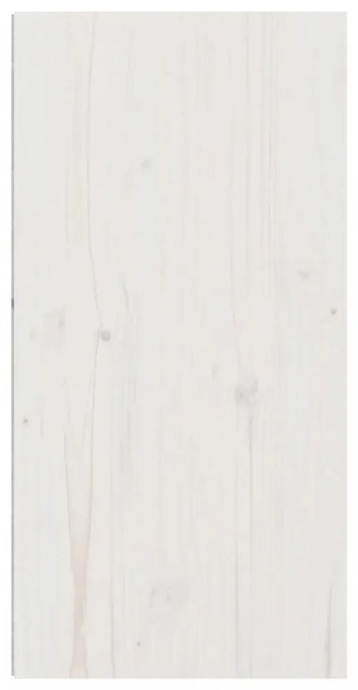 2 db fehér tömör fenyőfa faliszekrény 30 x 30 x 60 cm