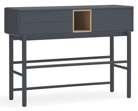 Sötétszürke konzolasztal 35x120 cm Corvo - Teulat